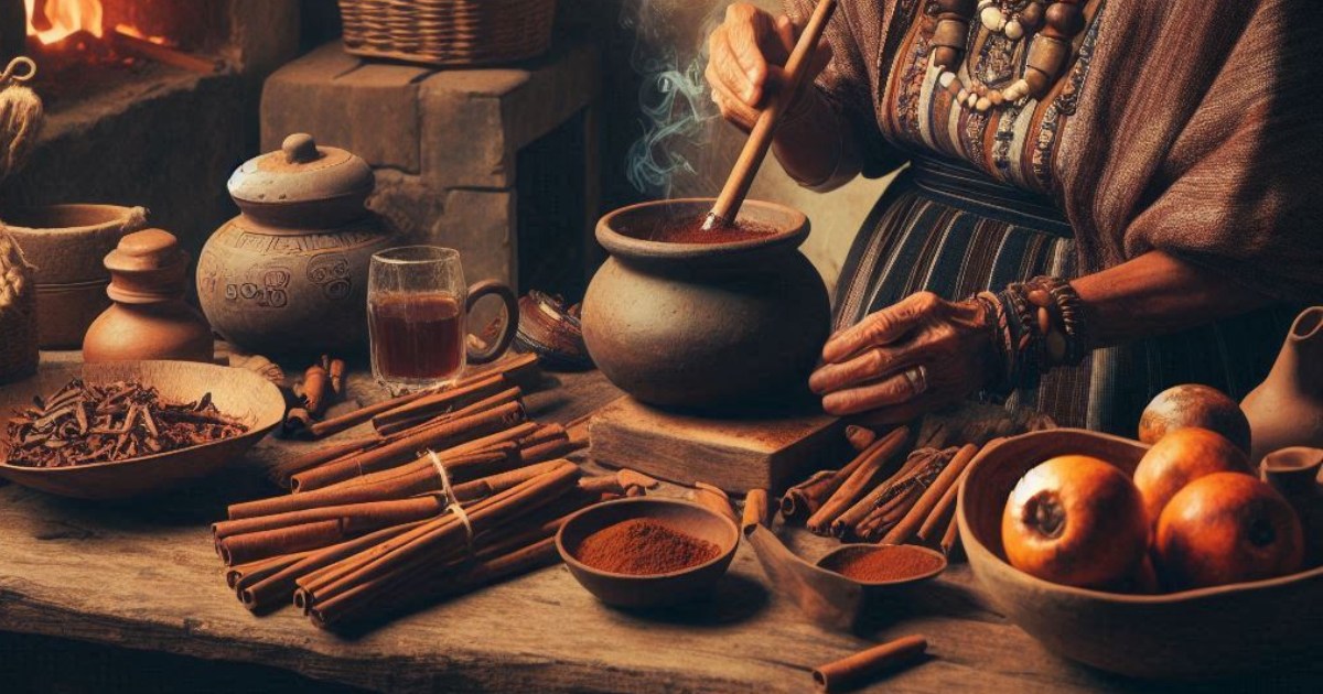 Preparación del té de canela